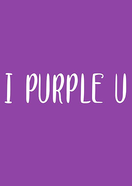 i purple u