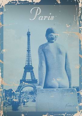Paris vintage postcards 01