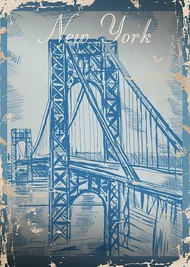 New York vintage postcards