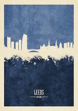 Leeds England Skyline
