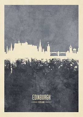 Edinburgh Scotland Skyline
