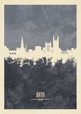 Bath England Skyline