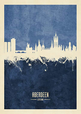 Aberdeen Scotland Skyline
