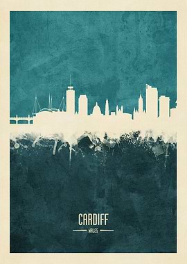 Cardiff Wales Skyline