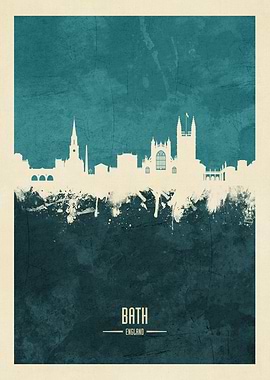 Bath England Skyline