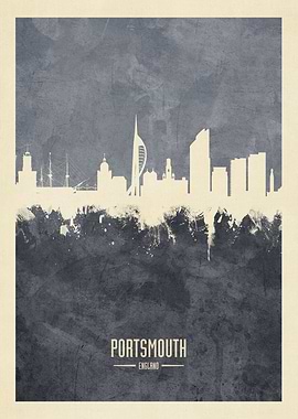 Portsmouth England Skyline