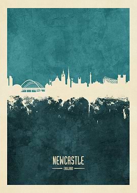 Newcastle England Skyline