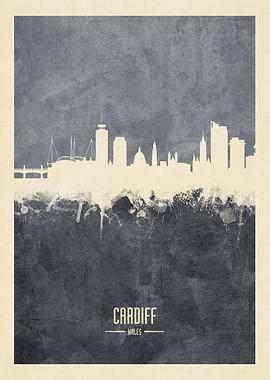 Cardiff Wales Skyline