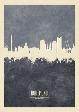 Dortmund Germany Skyline