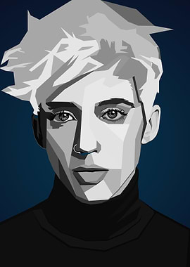 Troye Sivan WPAP Pop Art