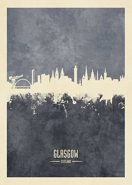 Glasgow Scotland Skyline