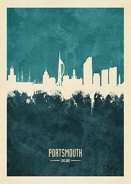 Portsmouth England Skyline
