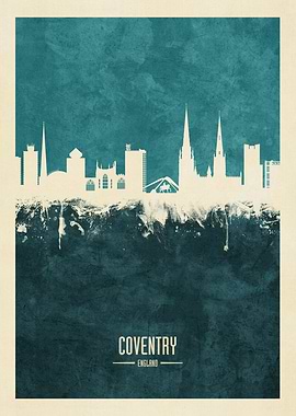 Coventry England Skyline