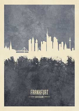 Frankfurt Germany Skyline
