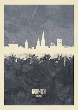 Norwich England Skyline