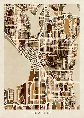 Seattle Washington Map