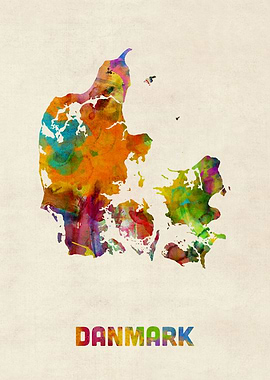 Denmark Map
