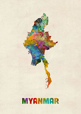 Myanmar Map