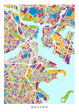 Boston Massachusetts Map