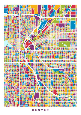Denver Colorado Map