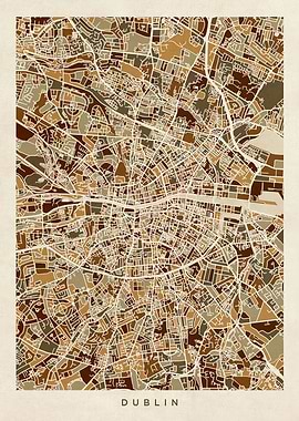 Dublin Ireland Map