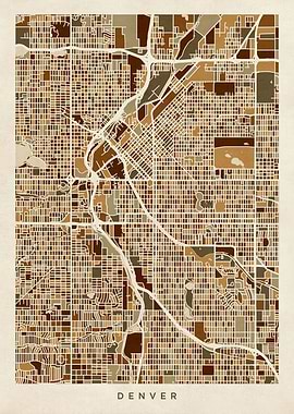 Denver Colorado Map