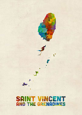 Saint Vincent Map