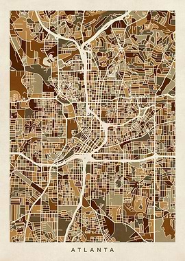 Atlanta Georgia Map