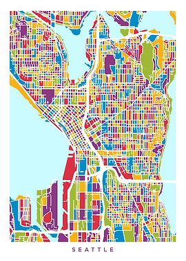Seattle Washington Map
