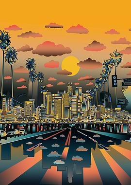 los angeles city abstract