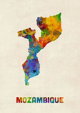Mozambique Map