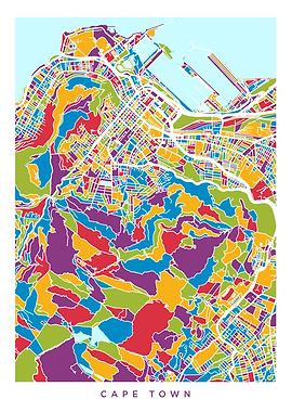 Cape Town South Africa Map