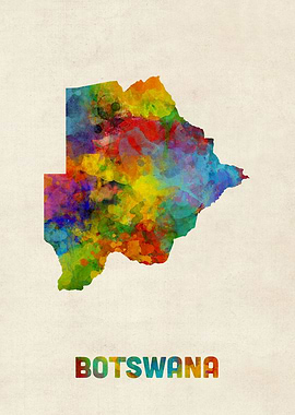 Botswana Map