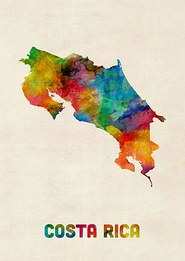 Costa Rica Map