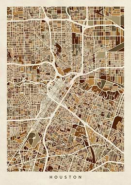 Houston Texas Map