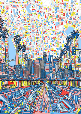 los angeles city abstract
