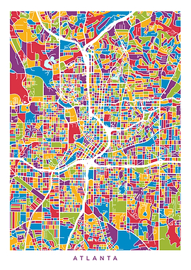 Atlanta Georgia Map