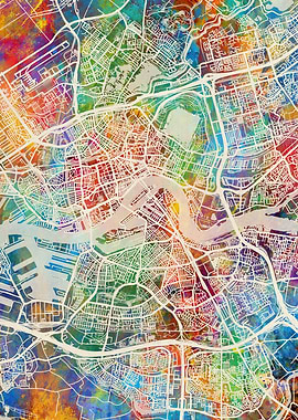 Rotterdam Netherlands Map