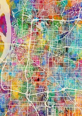 Memphis Tennessee Map