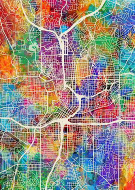 Atlanta Georgia Map