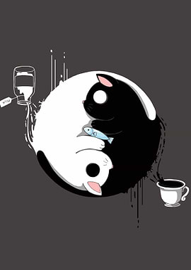 Ying Yang Cats