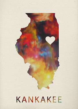 Kankakee Illinois Map
