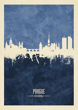 Prague Skyline