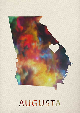 Augusta Georgia City Map