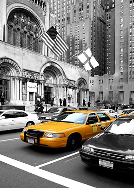 Yellow Cabs Avenue