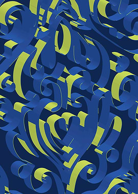 3D Ornamental Background