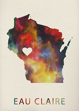 Eau Claire Wisconsin Map