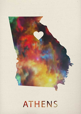 Athens Georgia Map