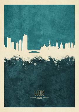 Leeds England Skyline