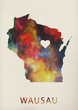 Wausau Wisconsin Map